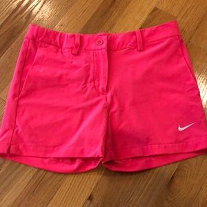 Nike girls golf shorts